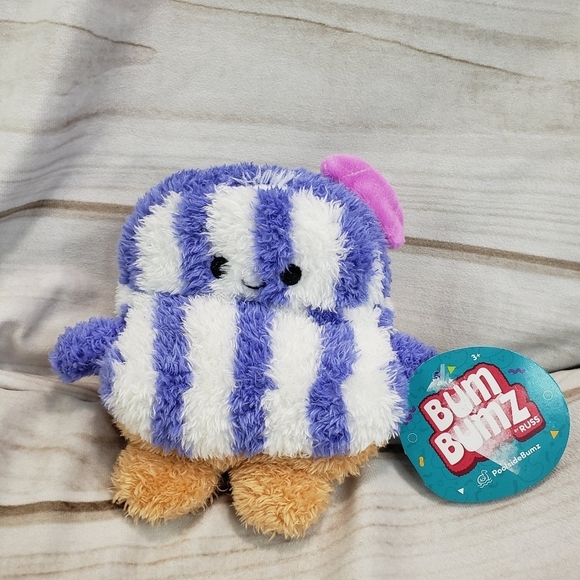 Bum Bumz Cedrick Beach Chair Poolside Collection Plush Stuffed Toy 4.5 Inch 2022 - Picture 13 of 13